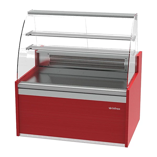 Vitrina pastelería refrigerada con reserva 194 cm Glace Infrico VGL 18 C