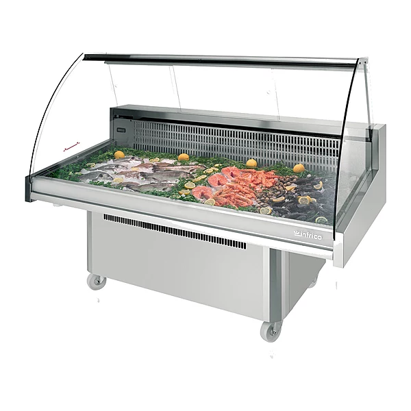Vitrina refrigerada para pescado 164 cm Málaga Infrico VML 15
