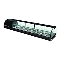 Vitrina refrigerada de tapas doble piso Savemah ET-8 D Negro