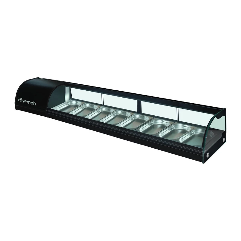 Vitrina refrigerada de tapas Savemah ET-8 Negro