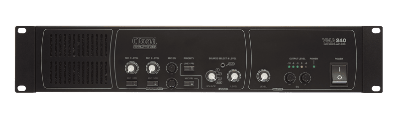 Cloud Mixer Amplifier 1x240W 4 Ohm / 100V