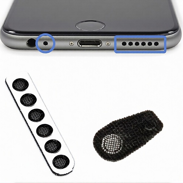 For Apple iPhone 6 - Microphone And Speaker Self Adhesive Mesh Grill Dust Cover