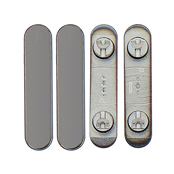 Apple iPhone 12 Pro , 12 Pro Max - Replacement External Button Set - Silver