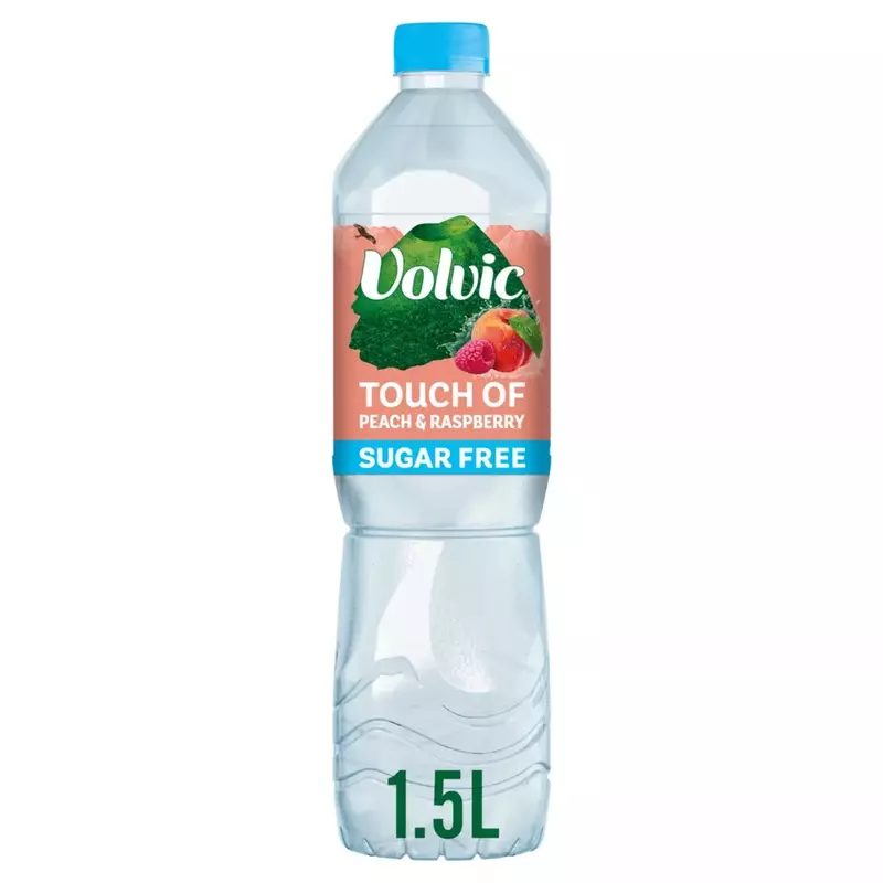 Volvic Peach Raspberry 1.5Ltr