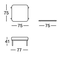 Kodo Modular Connecting Side Table 75x75