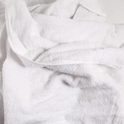 White Heavy Duty Toweling Wiping Rags 8kg