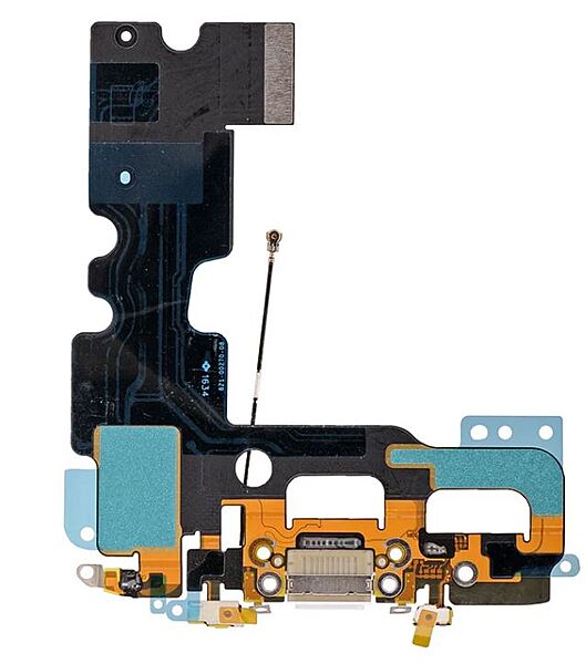 iPhone 7 - Replacement Dock Port Charging Flex With Antenna And Microphone - White