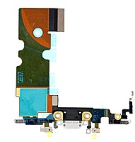 Apple iPhone 8 - Replacement Lightning Charging Port With Microphone - White