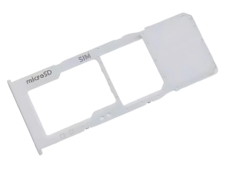For Samsung Galaxy A20s , A207 - Replacement SIM & Micro SD Card Tray - White