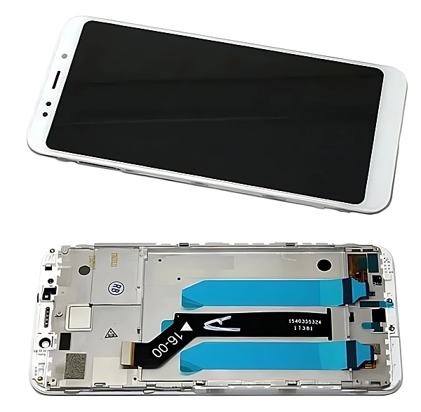 Xiaomi Redmi 5 Plus - Replacement LCD Touch Screen Assembly With Frame - White