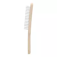 Hand Wire Brush 3 Row Stainless by SWP