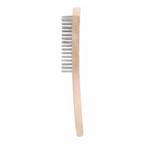Hand Wire Brush 4 Row Stainless Steel by SWP