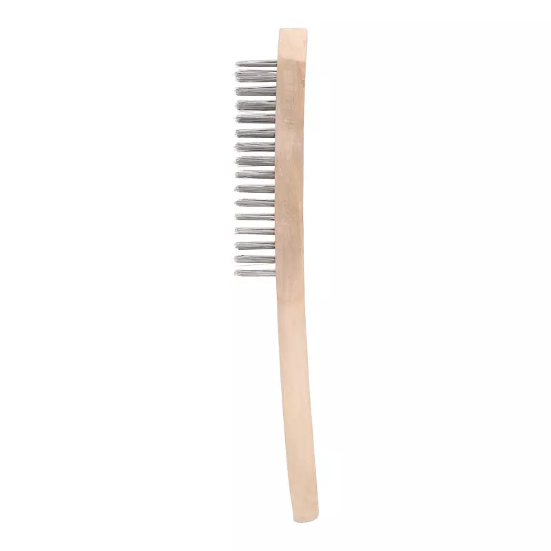 Hand Wire Brush 4 Row Stainless Steel by SWP