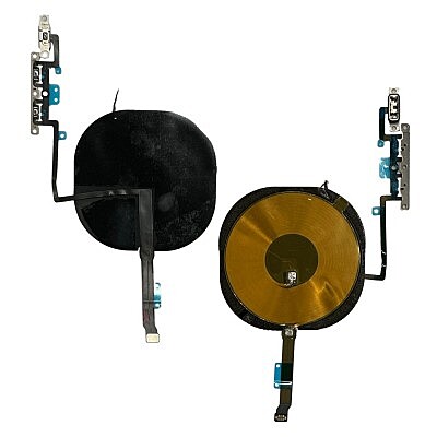 Genuine (Reclaimed - Pull) Apple iPhone 11 Pro Max Replacement Wireless Charging Coil & Volume Buttons Flex