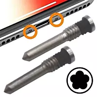 iPhone XS Max - Replacement Bottom Pentalobe Screws - Black