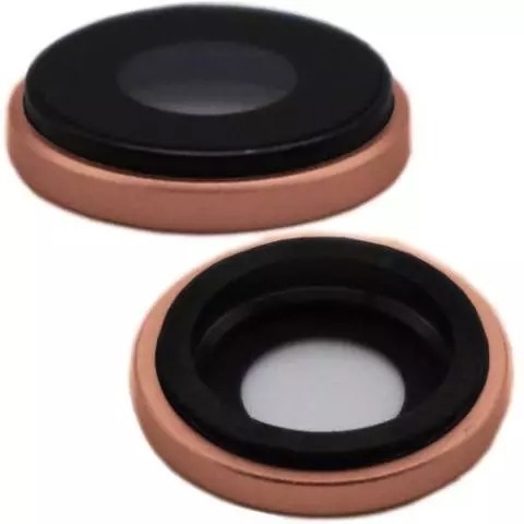 Apple iPhone XR - Replacement Glass Camera Lens With Bracket - Coral