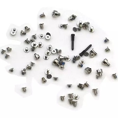 Apple iPhone XR - Replacement Complete Screw Set With Bottom Pentalobe Screws - Black