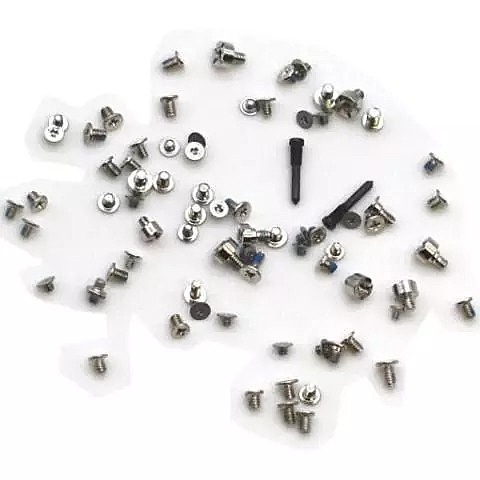 Apple iPhone XR - Replacement Complete Screw Set With Bottom Pentalobe Screws - Black