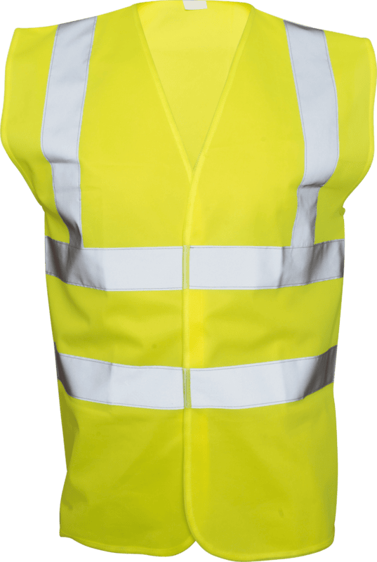 Yellow Hi Vis Waistcoat EN471 Class 2 - 3XL