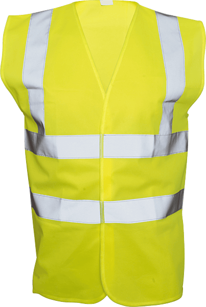 Yellow Hi Vis Waistcoat EN471 Class 2 - 4XL