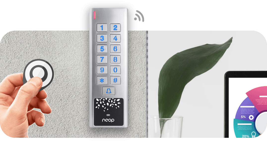 Neop access control Serrure connectée Neop 4G Neop access control Serrure connectée Neop 4G